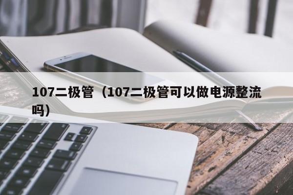 107二极管（107二极管可以做电源整流吗）