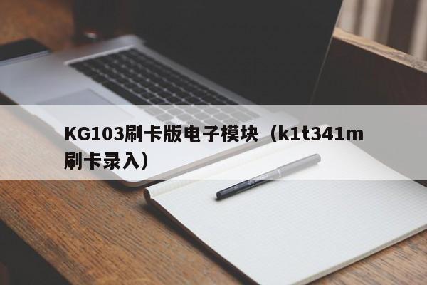 KG103刷卡版电子模块（k1t341m刷卡录入）