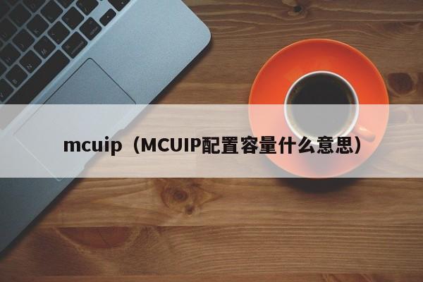 mcuip（MCUIP配置容量什么意思）